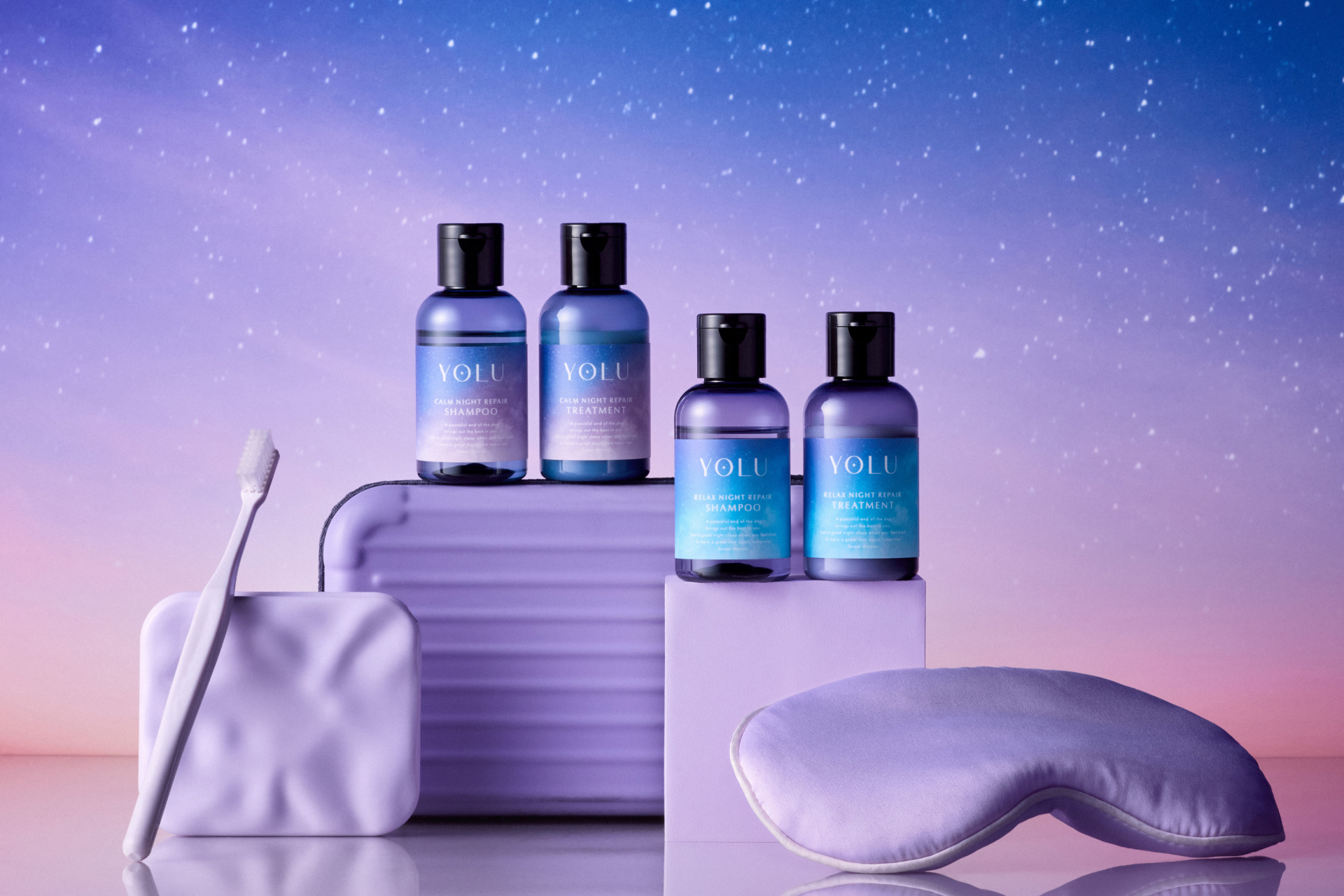 【新品・未使用】YOLU ヨル　カームナイトリペア　リラックス　合わせ9点セット Amazon | 【新モデル】 YOLU ヨル シャンプー トリートメント