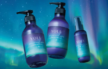 ベストコスメ76冠受賞*1「YOLU」から 毛先のまとまりとサラサラ感を両立「メロウナイトリペアシリーズ」10月1日新発売 分子量の異なる【３種のシルク*2】×【カシミヤケラチン*3】配合で睡眠中の摩擦・乾燥ダメージ補修