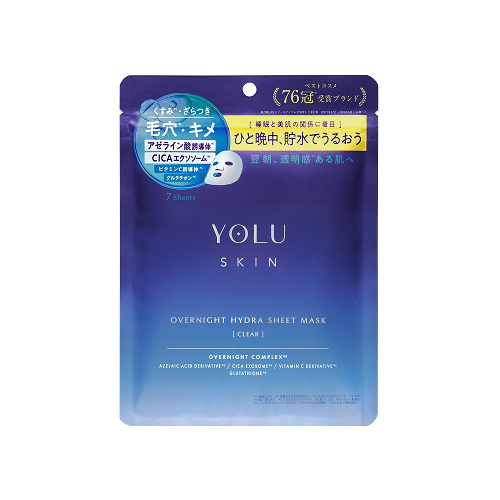 オーバーナイトハイドラシートマスク クリア｜【公式】YOLU[ヨル